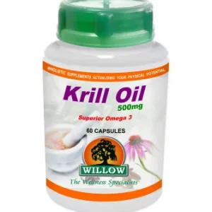 Willow Wellness | Softgels | Krill Oil 500mg (60 Capsules)
